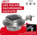 IC GARDENSTYLE Dachrinnenleuchten Set 4-tlg. Solar LED Silber Bild 5