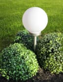 BONETTI LED Solar Gartenleuchte Weiß Kugelform Bild 2