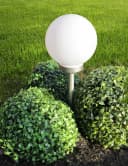 BONETTI LED Solar Gartenleuchte Weiß Kugelform Bild 5