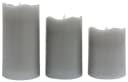 BONETTI LED Weihnachtsdeko 3er Set Anthrazit 7,5 cm Timer Bild 1