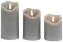 BONETTI LED Weihnachtsdeko 3er Set Anthrazit 7,5 cm Timer Bild 5