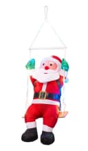 BONETTI Weihnachtsmann auf Schaukel mit 20 bunten LED Bild 2
