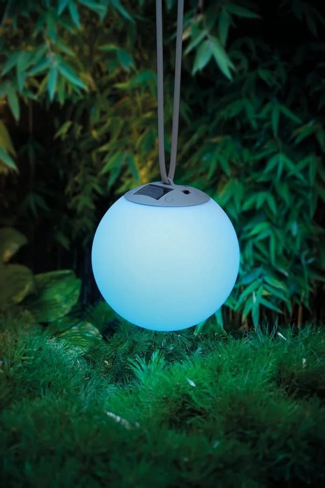 IC Gardenstyle LED Solarleuchte Hängend Solar Kugelleuchte 20 cm - Bild 5