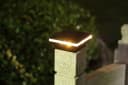 IC Gardenstyle Solar Zaunleuchte 2er Set LED warm-weiß Bild 4