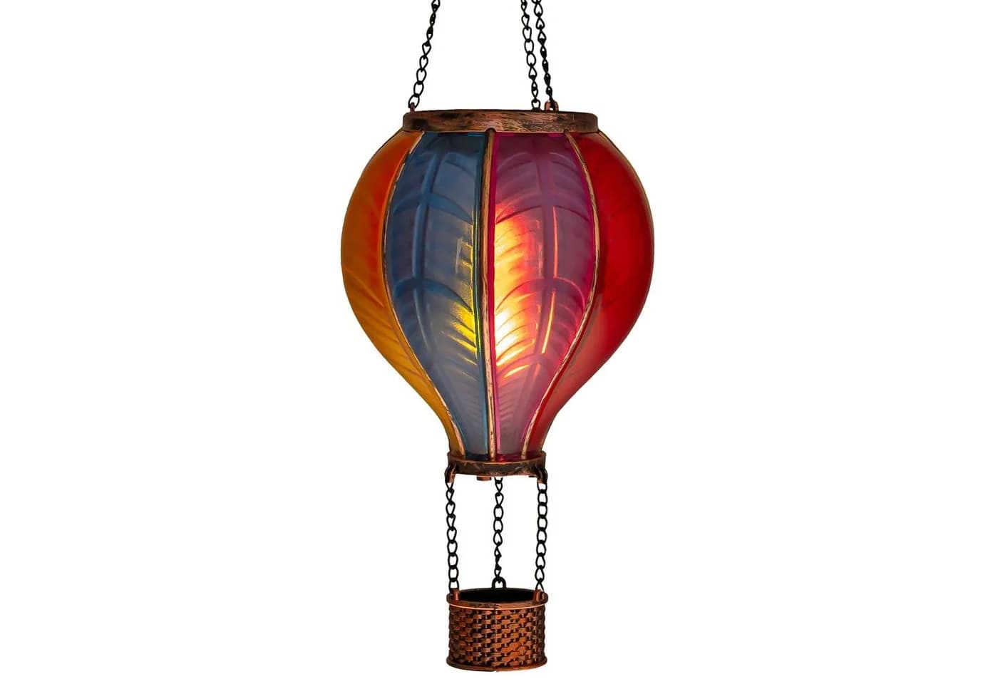 IC Gardenworld LED Solarleuchte Heißluftballon mit Flammeneffekt - Bild 2