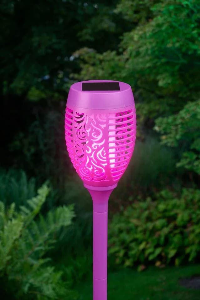 kamelshopping LED Gartenfackel Solarleuchte bunt mit Flammeneffekt - Bild 3