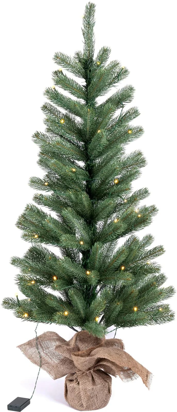 IC WINTERWORLD LED-Weihnachtsbaum 120cm mit Betonfuß