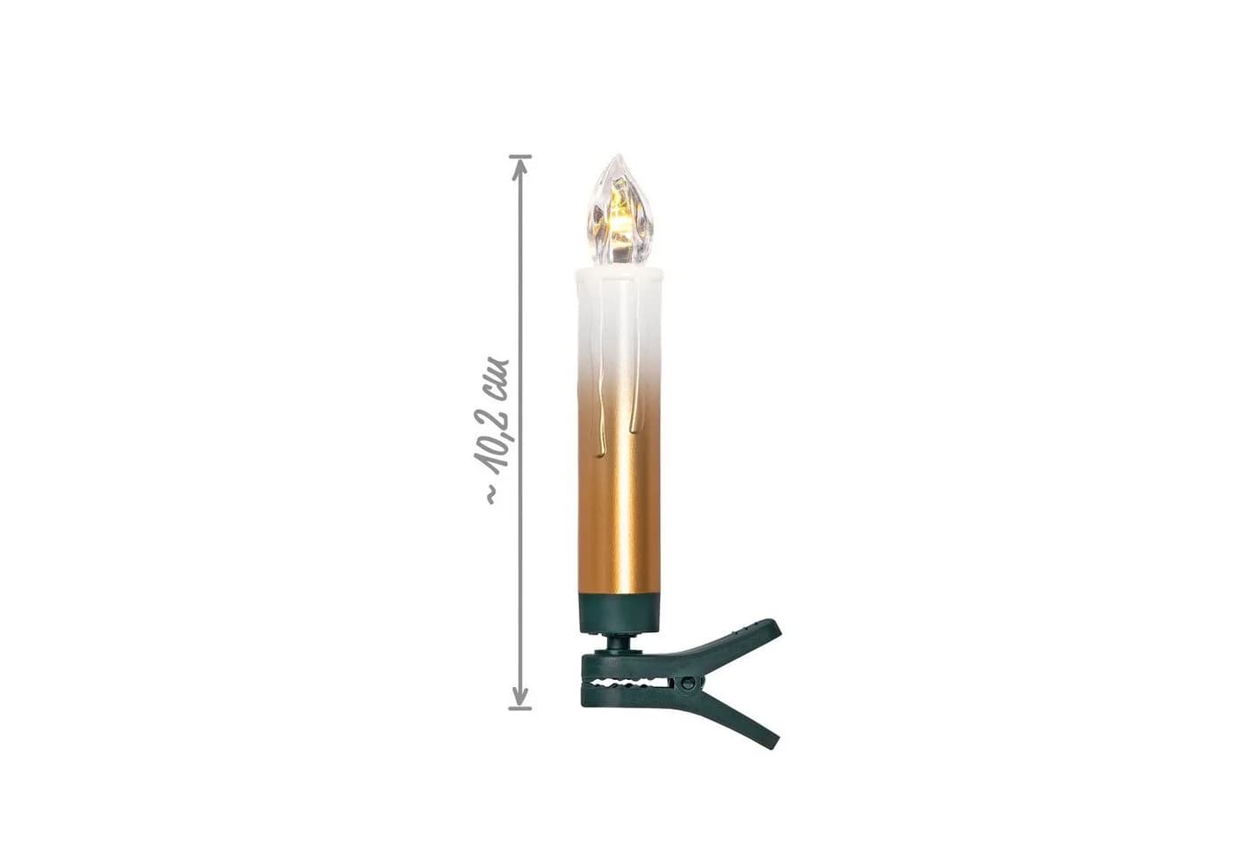 IC Winterworld 15er LED-Christbaumkerzen Set Kabellos mit Fernbedienung - Bild 3