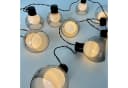 IC Gardenworld Solar Lichterkette 10-flammig Smokey Rauchglas LED außen Bild 1