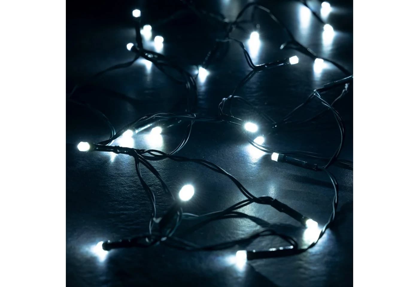 LED-Lichterkette mit Timer 24-96 LEDs Batterie Warm-/Kaltweiß