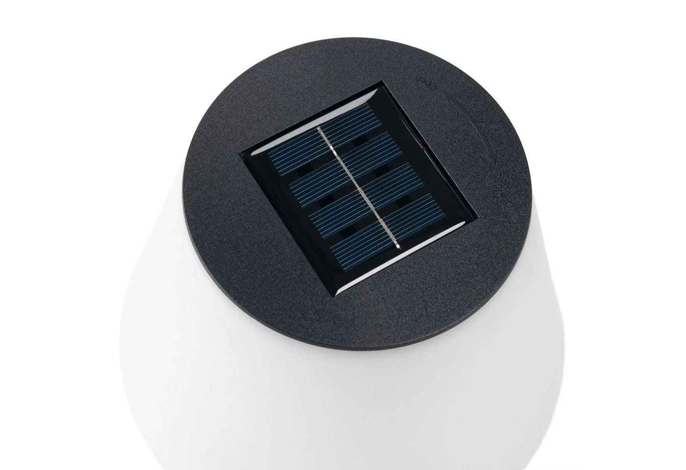 IC Gardenworld LED Solar Standleuchte Garten warm-weiß Milchglas-Optik - Bild 2