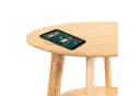 kamelshopping Beistelltisch Bambus-Holz Qi Ladestation Bild 5