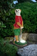 IC Gardenstyle LED Dekofigur Erdmännchen Solar Kunststein Bild 1