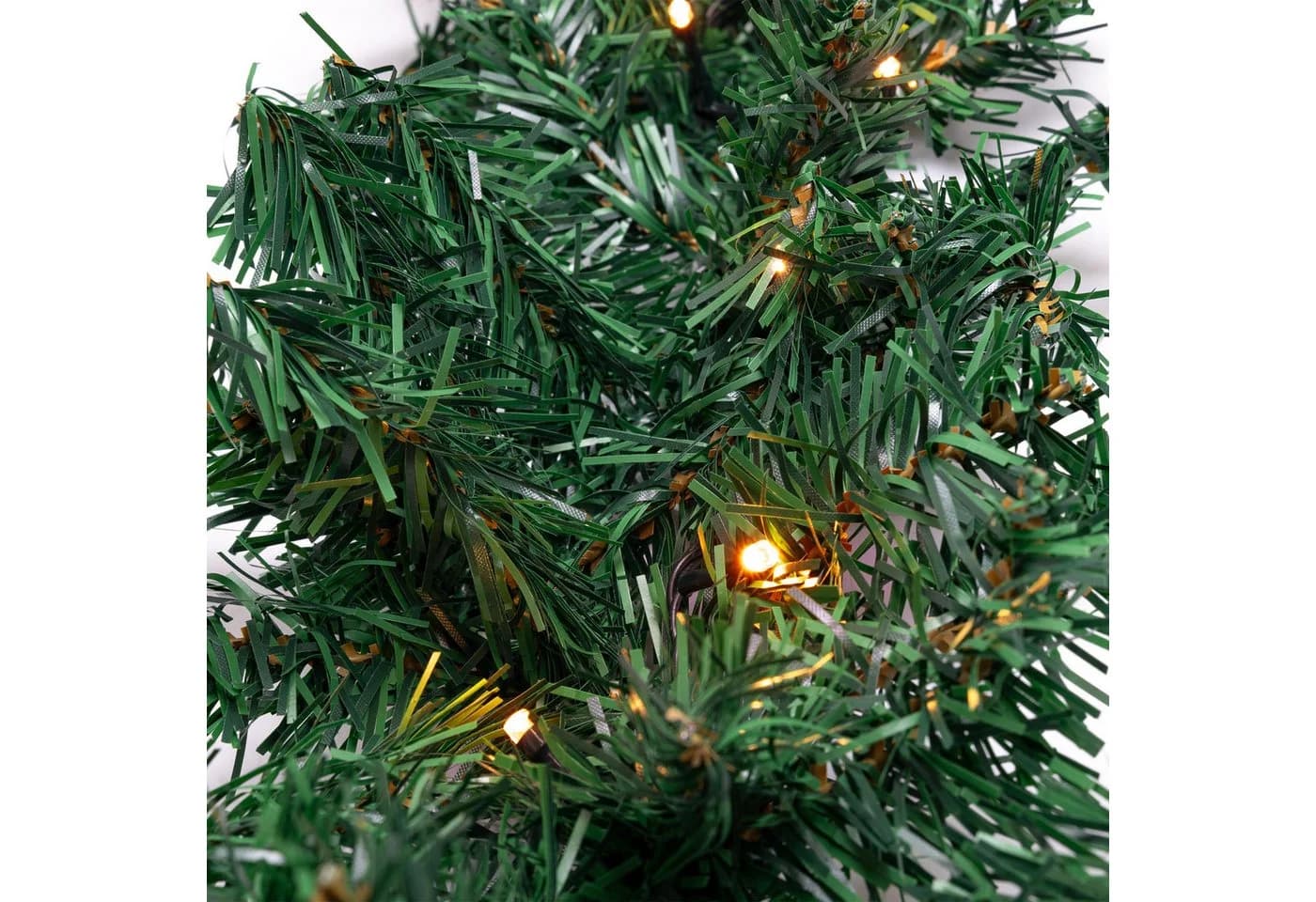 BONETTI Kunstgirlande 5m Tannengirlande LED bernsteinfarben - Bild 4