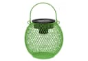 IC Gardenworld LED Solar Kugel-Laterne Metall Mesh-Design Grün Bild 2