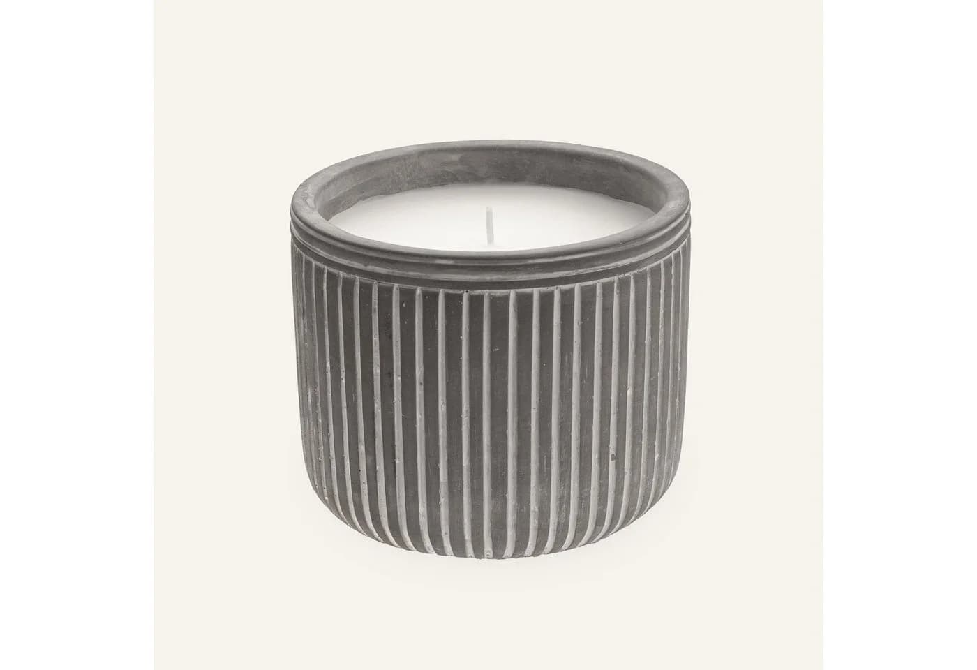 IC Gardenworld Duftkerze Citronella Grau Steintopf - Bild 3