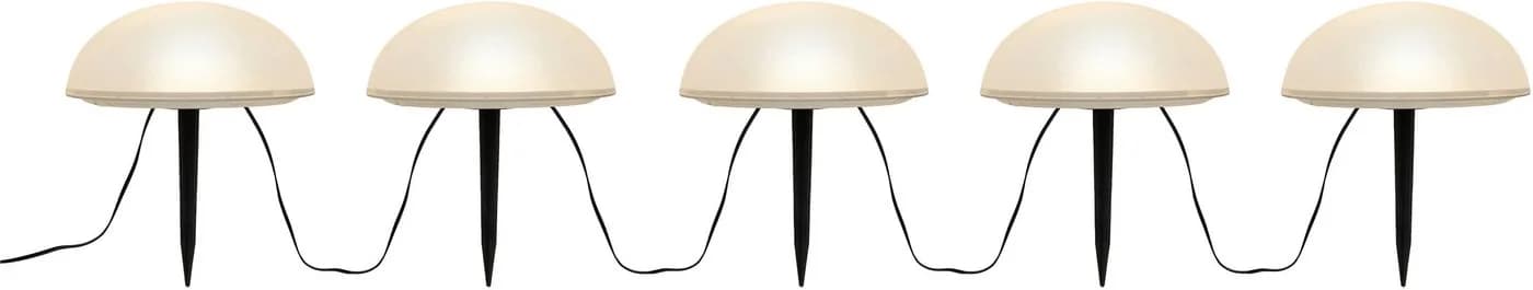 OTTO HOME LED Solarleuchte Primala 5er Set Weiß Halbkugeln - Bild 2