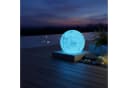IC Gardenworld LED Kugelleuchte weiß marmoriert Solar mit RGB & Memoryfunktion Bild 3