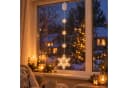 IC Winterworld LED-Fensterdekoration hängend mit Akku, Timer & 8 Modi Bild 1