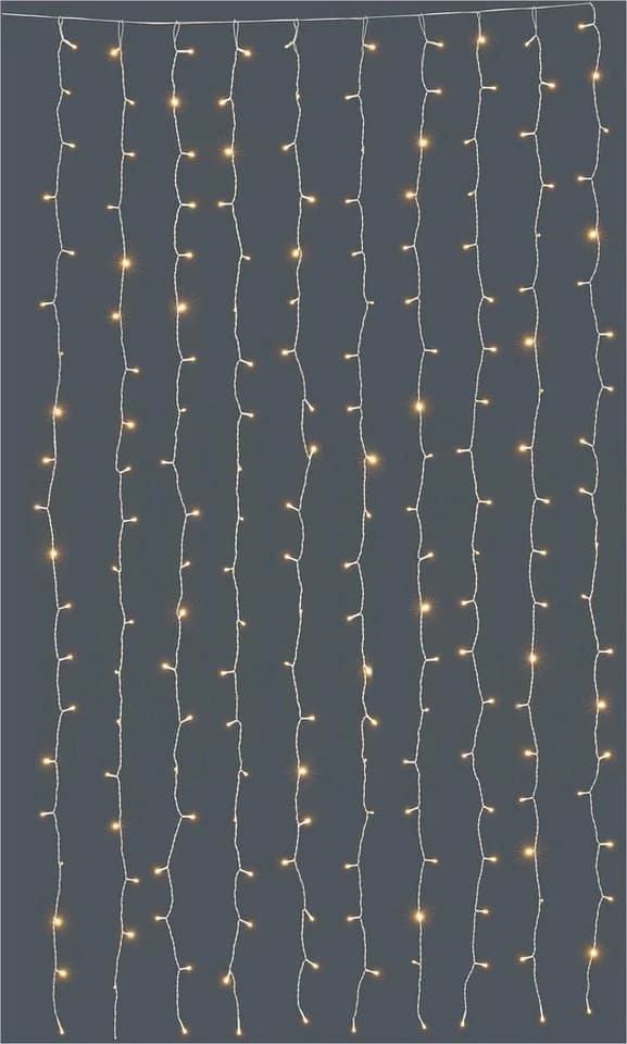 OTTO home LED-Lichtervorhang 200 LEDs warmweiß Timer IP44 - Bild 4