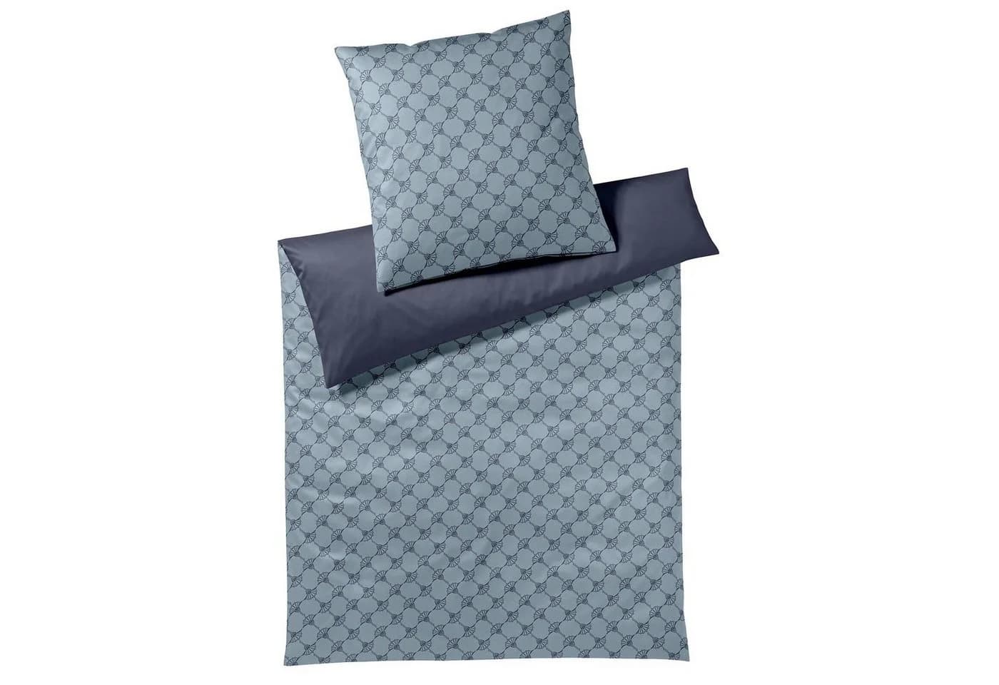 JOOP! Wendebettwäsche Cornflower Double Mako-Satin Hellblau Dunkelblau - Bild 2