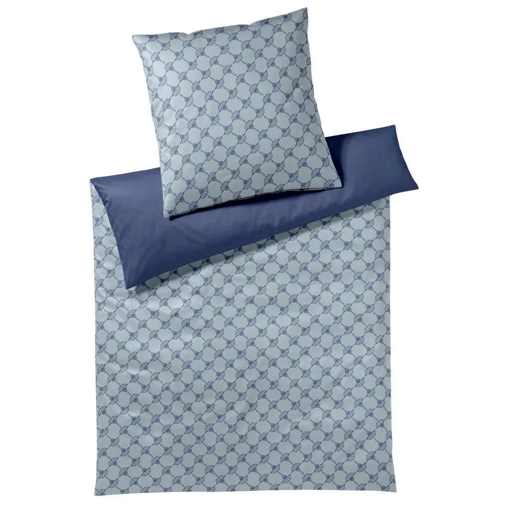 JOOP! Wendebettwäsche Cornflower Double Mako-Satin Hellblau Dunkelblau - Bild 5