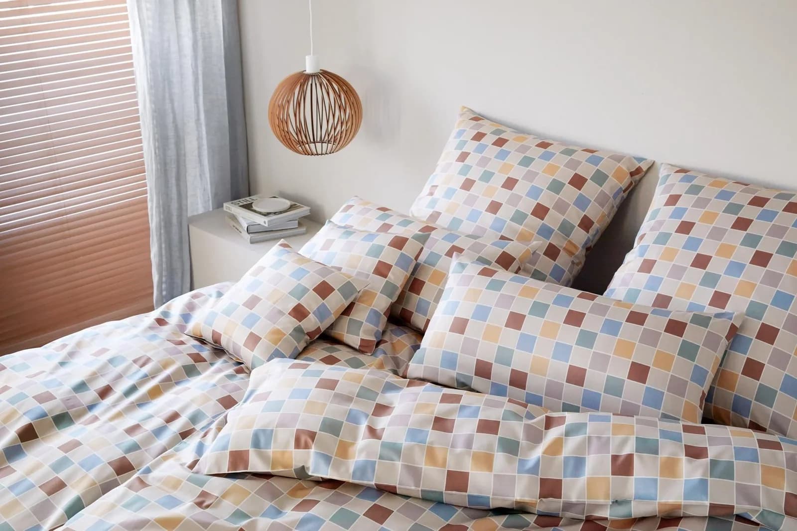 Elegante Bettwäsche Scrabble Jersey Natur 135x200 cm