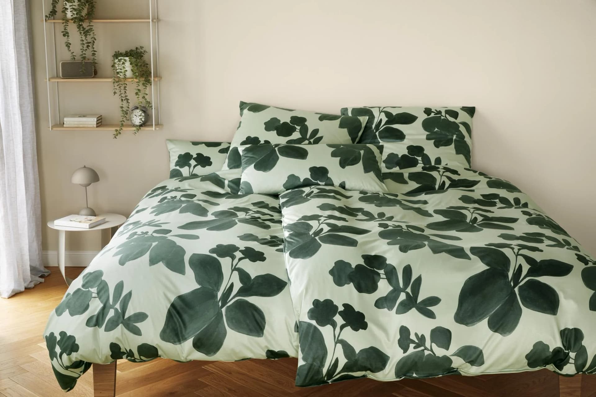 Bettwäsche ELEGANTE Shadows Japan-Stil Blättermuster
