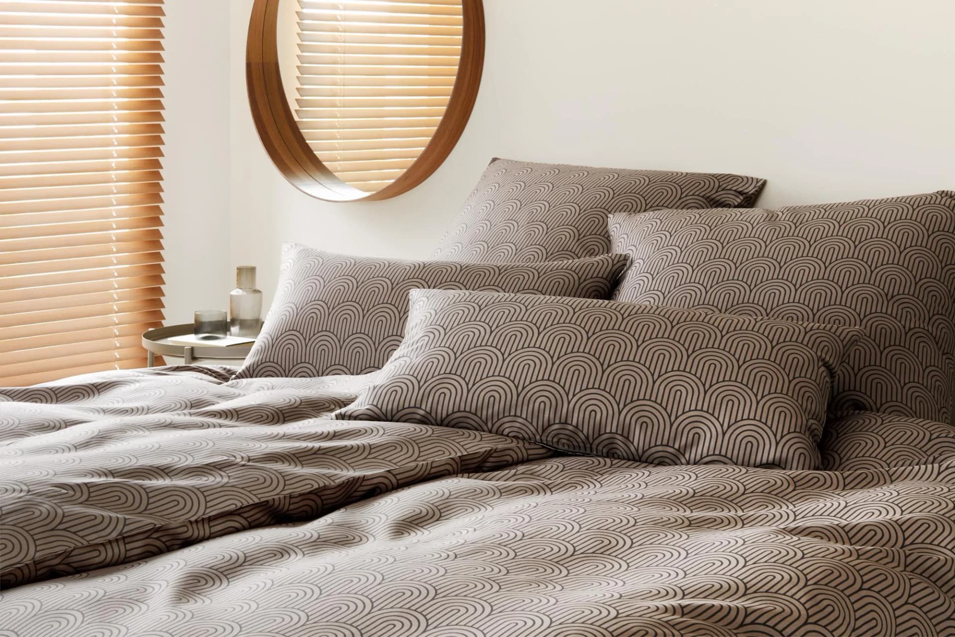 Bettwäsche Maison Arcs Basalt Mako-Satin