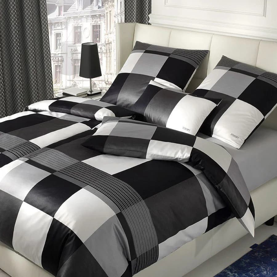 JOOP! Bettwäsche Plaza Squares Mako Satin 2-teilig - Bild 2