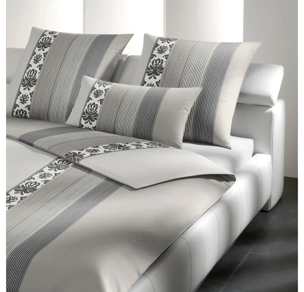 JOOP! Bettwäsche Ornament Stripe Mako Satin 2-teilig Beige/Braun - Bild 2
