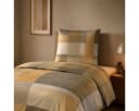 JOOP! Comfort Satin Bettwäsche Glow Karo Senf/Natur 135x200 Bild 3