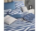 JOOP! Comfort Satin Bettwäsche Cross Beige Blau 135x200, 2 teilig Bild 1