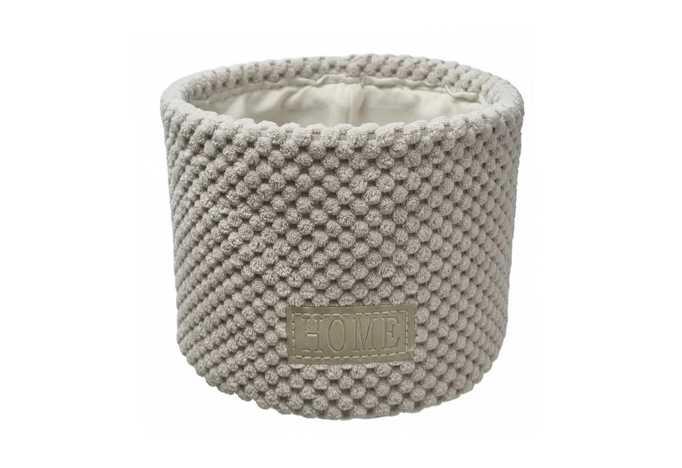 B&S Aufbewahrungskorb 12256 Hellbeige Polyester