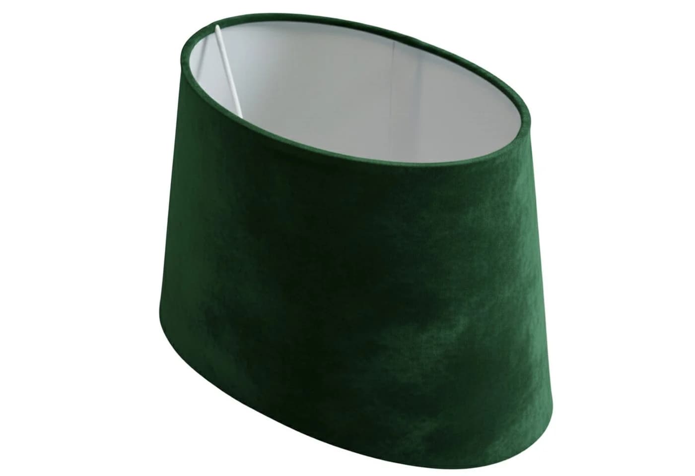 B&S Lampenschirm Oval Velvet Grün