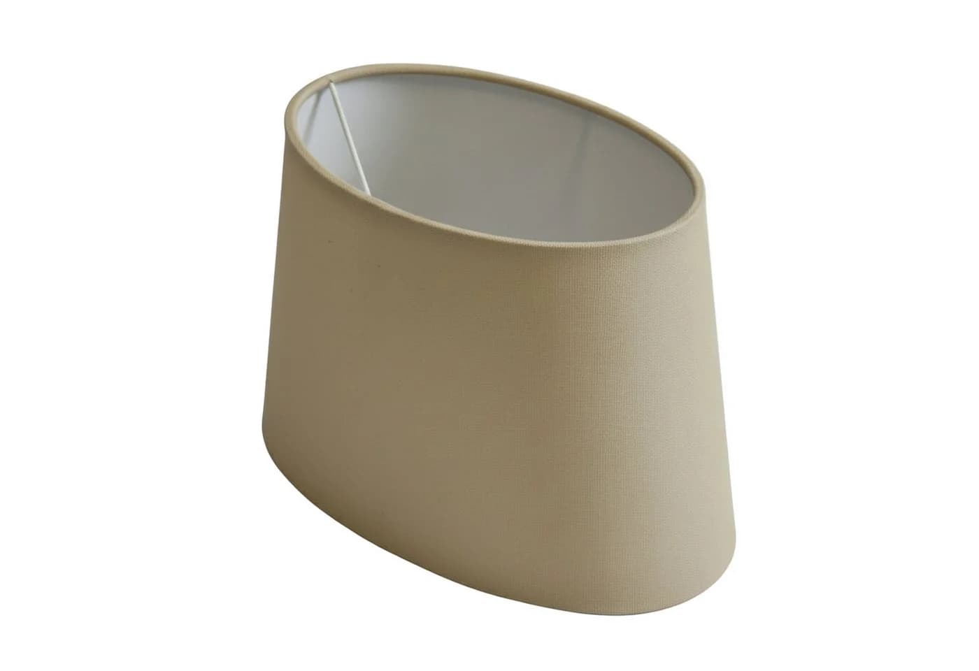 B&S Lampenschirm Oval Velvet Beige