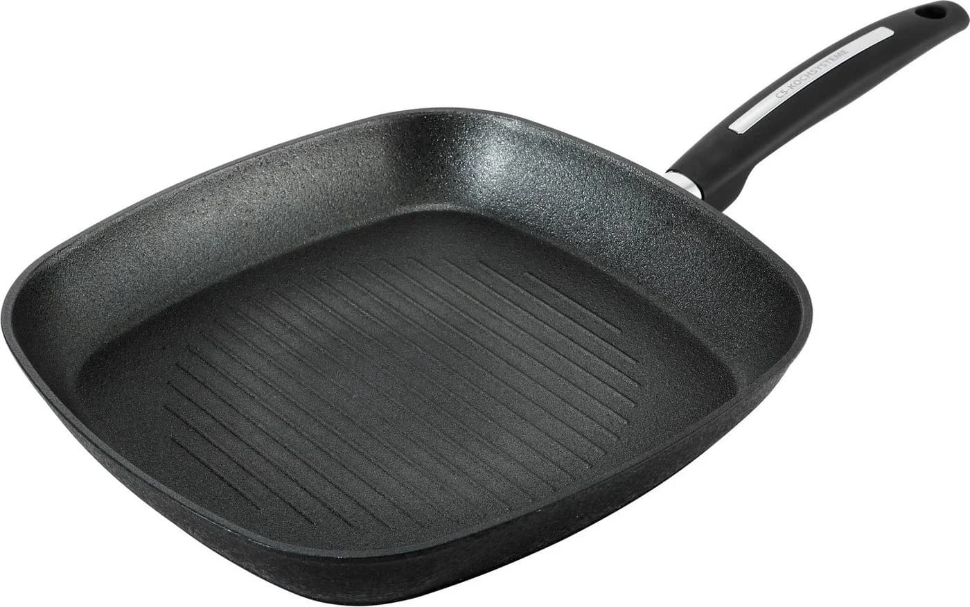 CS Koch-Systeme Steakpfanne Münster Aluminiumguss Schwarz