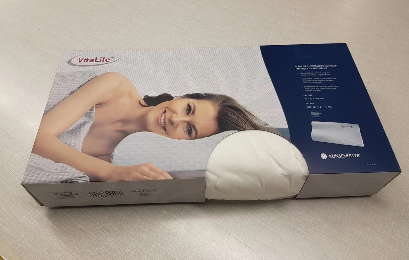 KÜNSEMÜLLER VitaLife Nackenstützkissen Viscoelastisch Ergonomisch - Bild 4