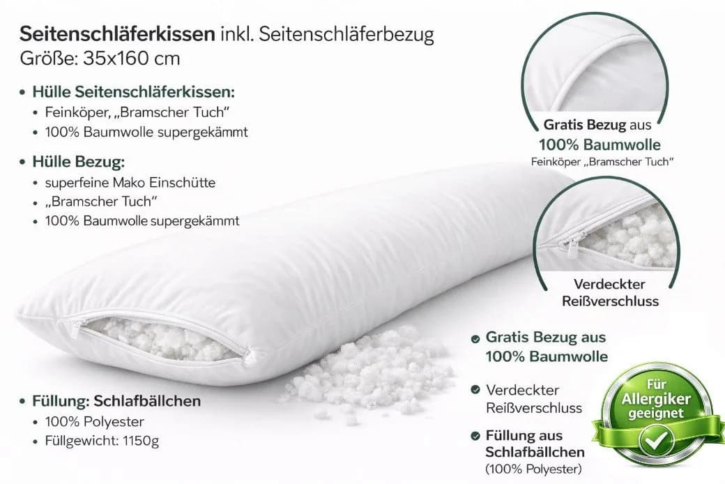 Sanders Seitenschläferkissen
