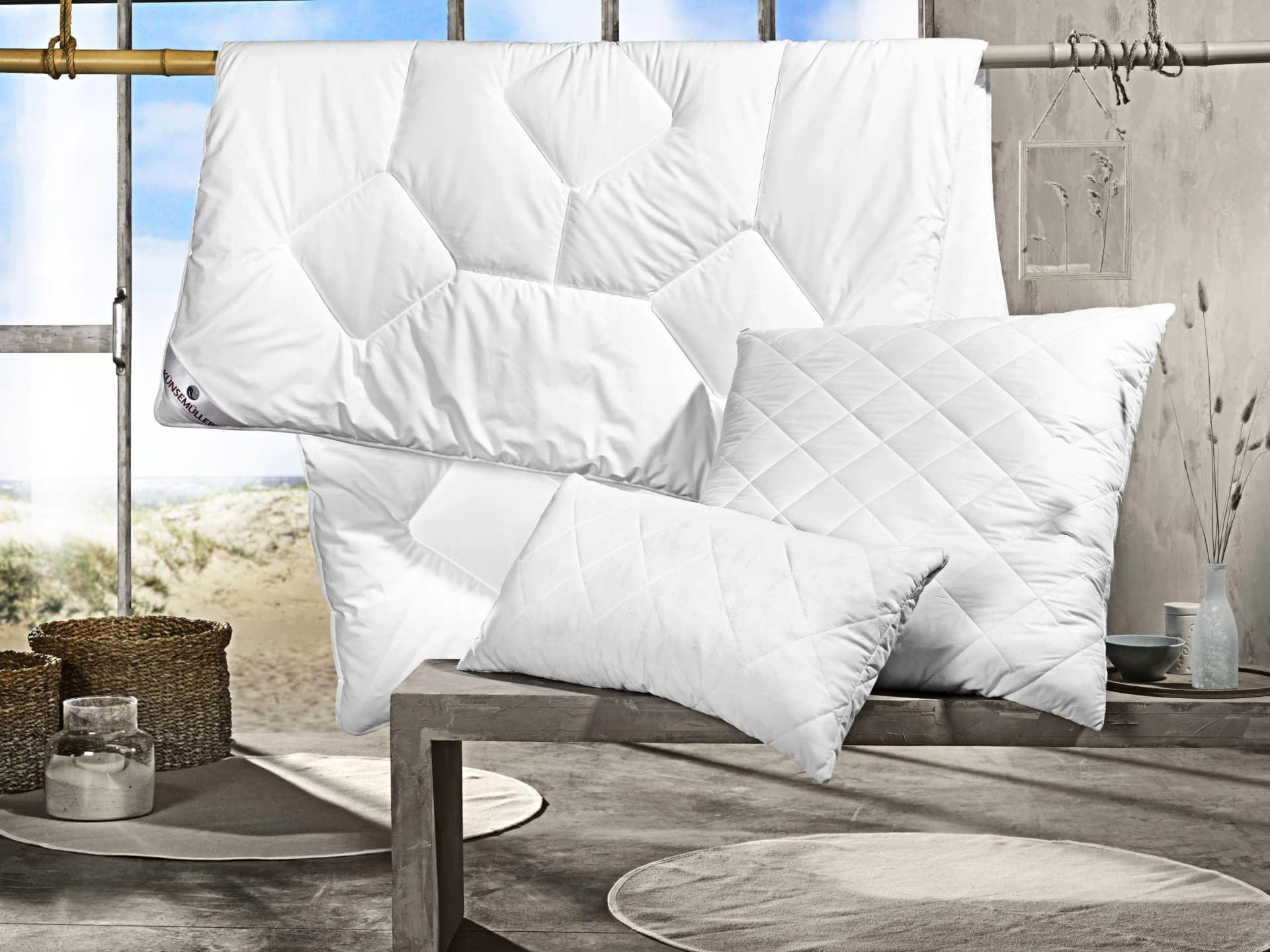 Kopfkissen EASY DREAM Baumwolle Polyester