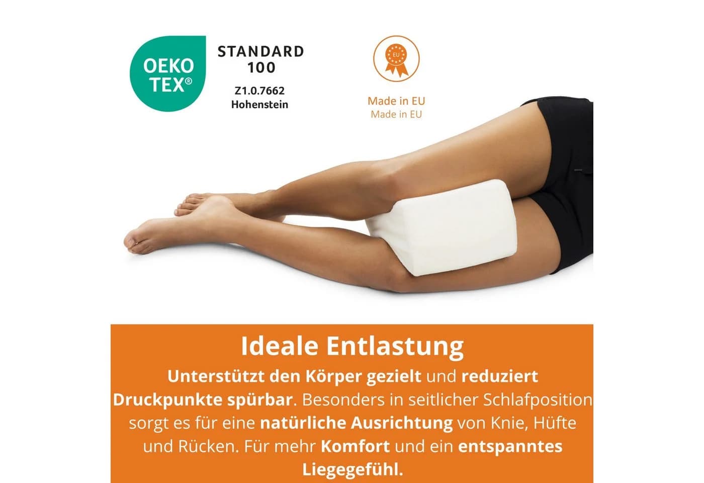 sleepling Kniekissen orthopädisches Beinkissen Memory Foam - Bild 3