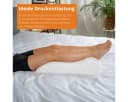 sleepling Venenkissen Weiß Baumwolle für Bett und Sofa Bild 1