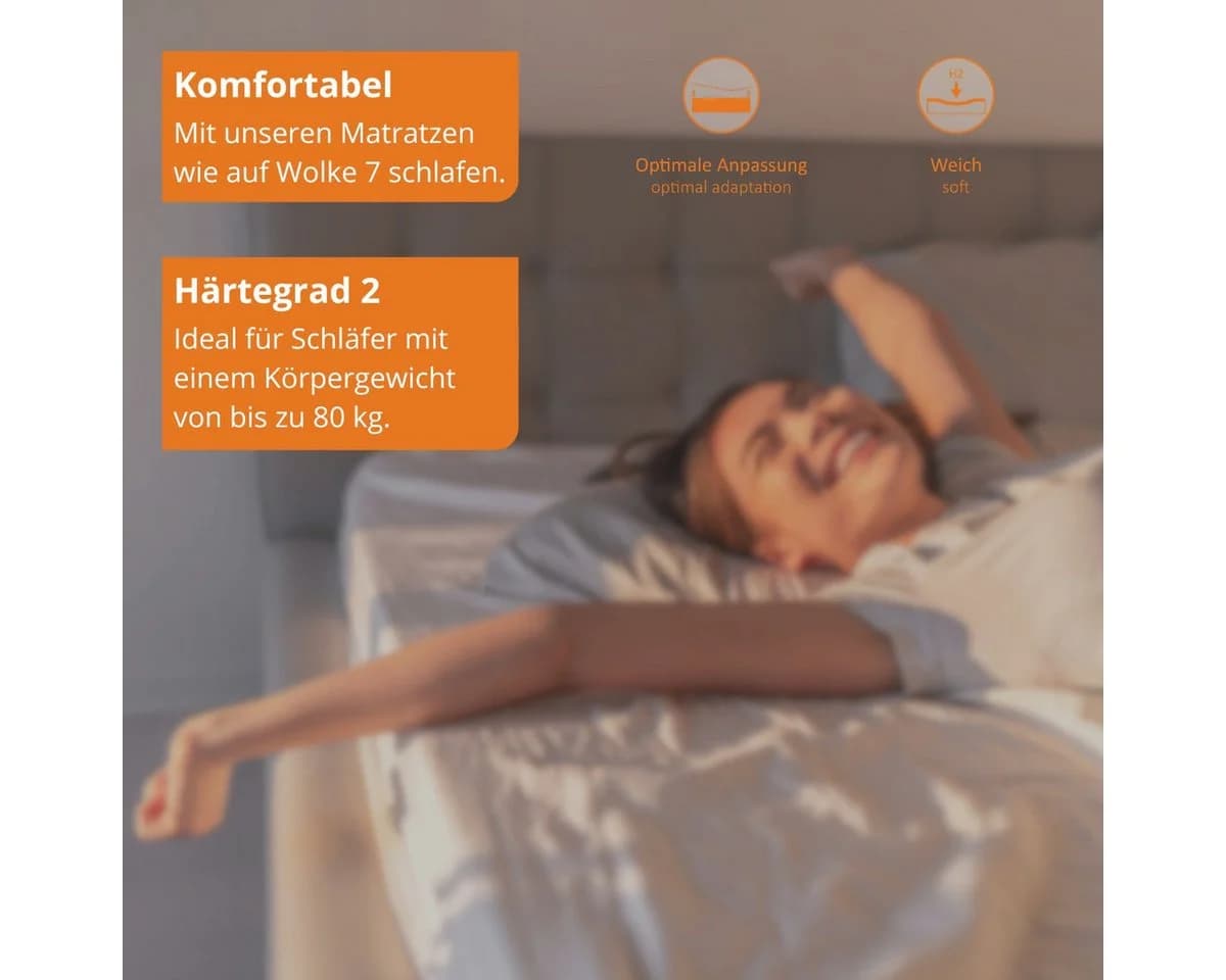 sleepling Komfortschaummatratze Basic 20 Allergikergeeignet - Bild 5