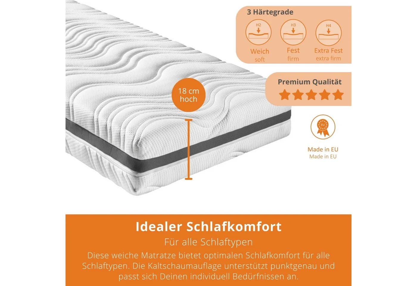 sleepling Federkernmatratze Comfort 130 7-Zonen