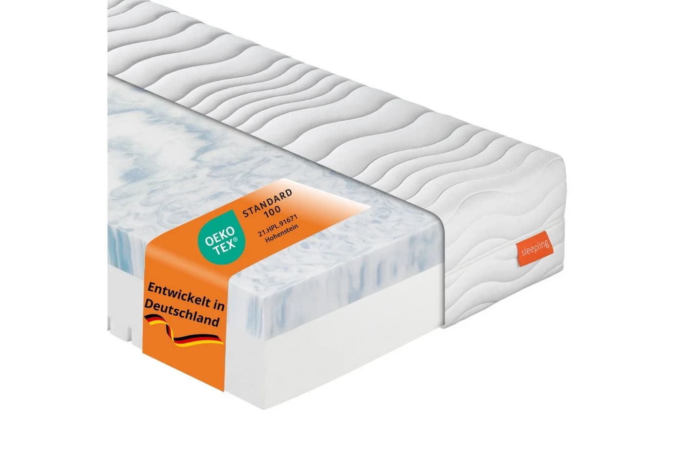 Komfortschaummatratze Innovation 400 XXL, 25 cm hoch, mit Viscoauflage, Bezug waschbar - Bild 2