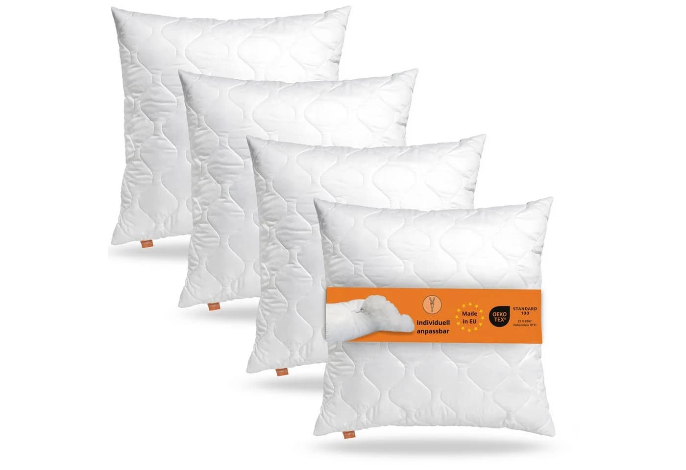 sleepling Kopfkissen Komfort 100 Weiß Polyester Füllung - Bild 2