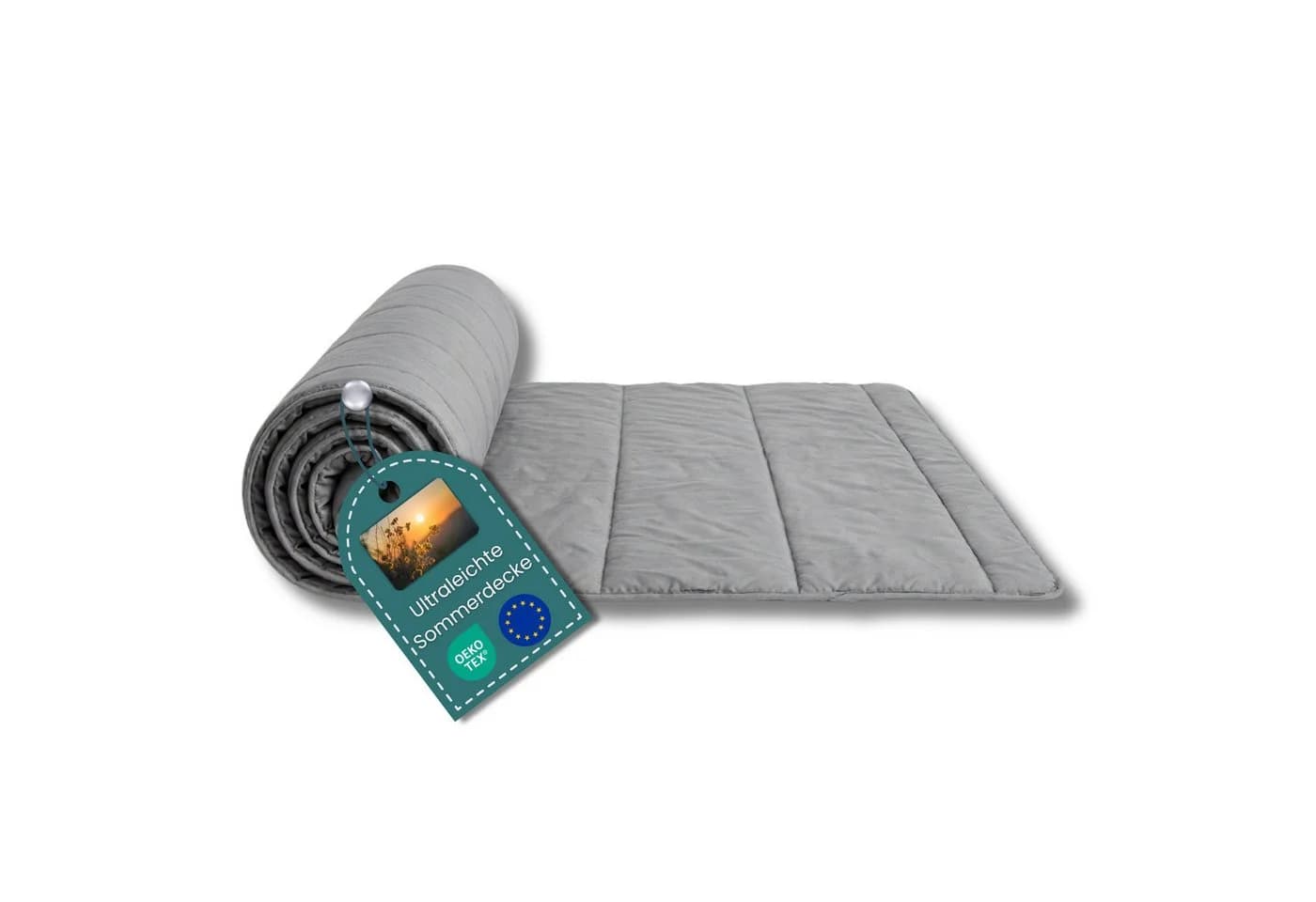 OTTO home Microfaserbettdecke Clarra Grau Polyester