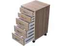 möbelando Rollcontainer Pit mit 5 Schubladen Bild 1