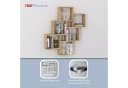 FMD Wandregal Laurio 2 Weiß Modernes Design Bild 3