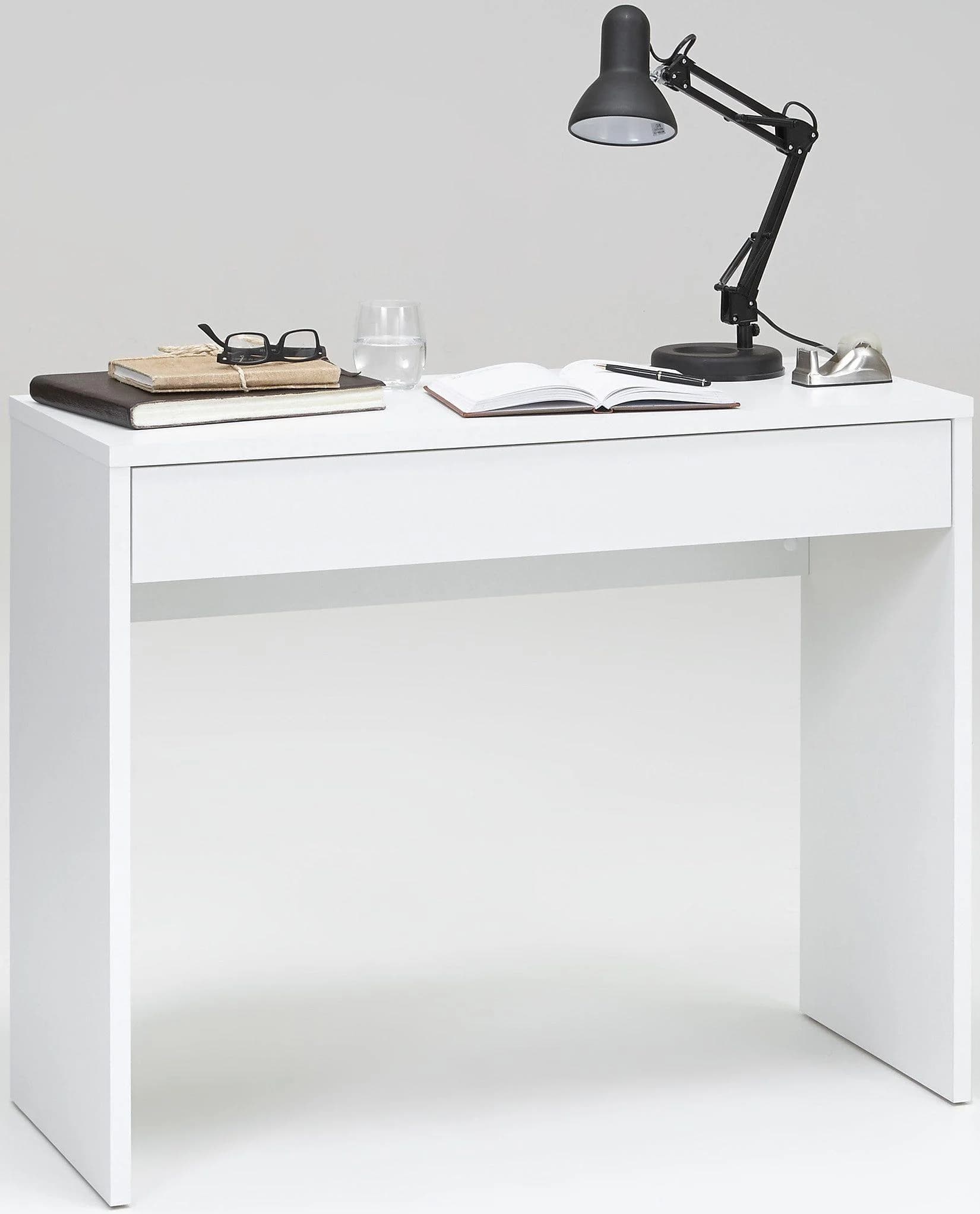 Mid.you Konsolentisch Checker Weiß mit Schublade - Bild 4